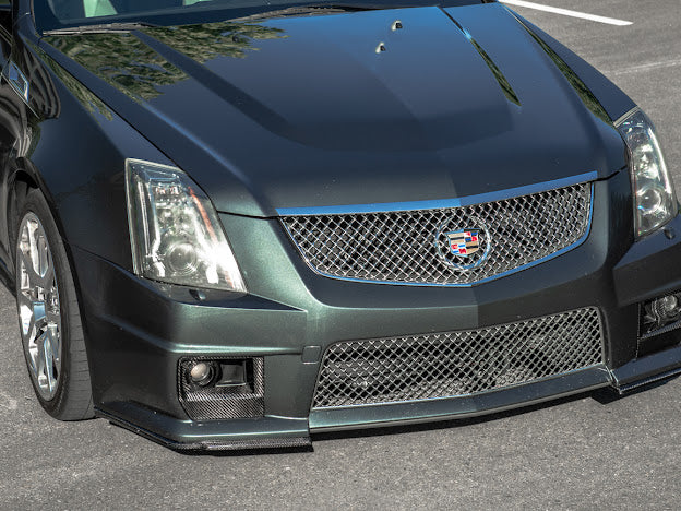 2009-15 CADILLAC CTS-V V2 |FACTORY STYLE FRONT LIP SPLITTER GROUND EFFECTS
